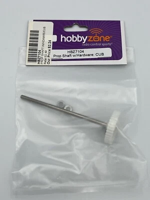 HOBBYZONE #HBZ7104  Propeller Shaft w/Hardware: HOBBYZONE CUB - Image 1 of 3