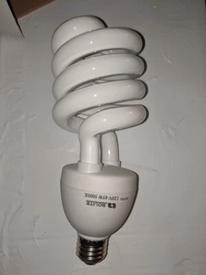 45W-150W Equivalent Spiral CFL Light Bulb - 120V- 5000K- E26 Base(6-Pack) - Image 1 of 4