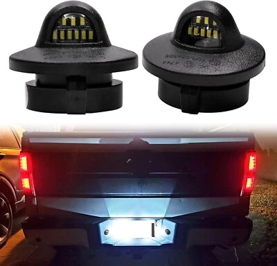 LED License Plate Tag Light Housing for 99-16 Ford Superduty F250 F350 F450 F550 - Image 1 of 4