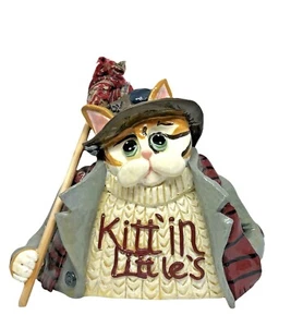 Enesco Kitten Littles Hobo Katze Donna kleine Mütze Mantel Schal Figur 1997 - Bild 1 von 6