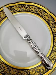 PUIFORCAT "Royal" - 1 Couteau de Table - 25 cm - Argent Minerve 925 - Picture 1 of 8