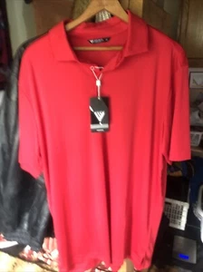 Levelwear Herren Original Golfshirt Flame Red Large - Bild 1 von 3