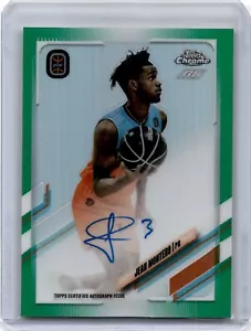 2021-2022 Topps Chrome OTE   Auto   Jean Montero  /75  Green - Picture 1 of 2
