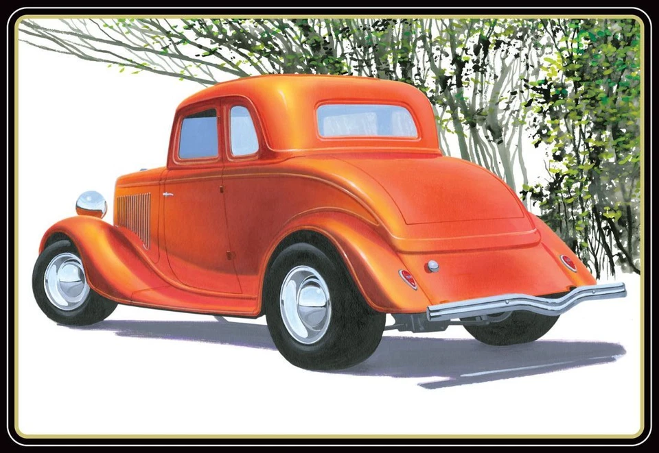 Amt / Mpc AMT1384/12 - 1/25 1934 Ford 5-Window Coupè Street Rod - Nuovo - Immagine 1 di 1