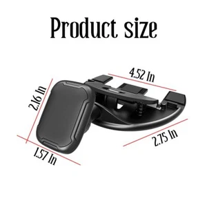 Car Phone Holder For Cd Slot Cell Phone Mount For Cd Player Magnetic Or One Butt - Picture 1 of 7