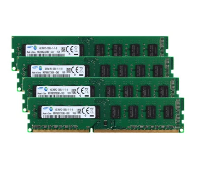 Lot 4GB Samsung 4GB 2Rx8 PC3-12800 DDR3 1600Mhz 240Pin 1.5V Desktop Memory RAM . - Image 1 of 4