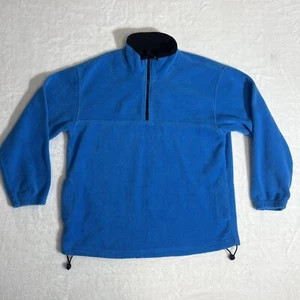 Vtg Alpine Tek by Palmetto's Men's Sz M Fleece Pull Over Jacket shirt Blue - Picture 1 of 6