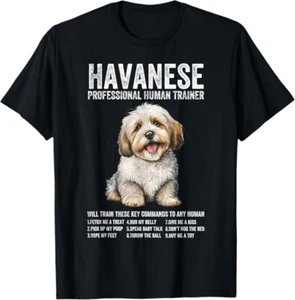 Havanese Professional Human Trainer Havanese Dog T-Shirt - Picture 1 of 4