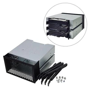 3 Bay 3.5 Inch Cage Case Holder Bracket SATA Enclosure Tray Caddy - Picture 1 of 7