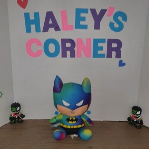 Batman DC Justice League 10" Rainbow Plush Stuffed Toy by The Toy Factory - Picture 1 of 5