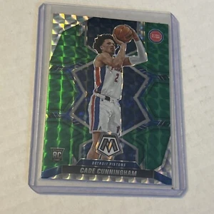 2021 Panini Mosaic Cade Cunningham #203 Green Reactive Prizm Detroit Pistons - Bild 1 von 3