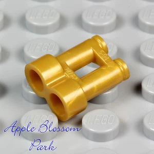 NUEVO Lego Minifigura Oro Perla BINOCULARES Ciudad Turista Minifigura Ejército Soldado Herramienta - Imagen 1 de 1