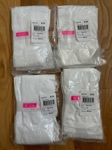 The Childrens Place GIRLS 4 Pairs White full length leggings size XXL/16 - Picture 1 of 3