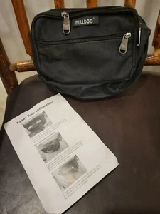 Bulldog Cases 860 Small Fanny Pack 10x7 Nylon Black - Picture 1 of 7