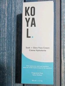 KOYAL BEAUTY SOAK + GLOW FACE CREAM 50ml/1.7oz NIB - Picture 1 of 4
