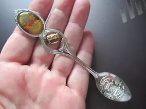 Leavenworth Washington Souvenir Spoon w Dangling Beer Stein - Picture 1 of 4