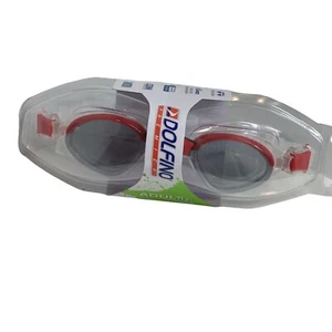 Dolfino Striker Silicone Swim Goggles Adult Ages 12+ UV400 Protection Latex Free - Picture 1 of 12