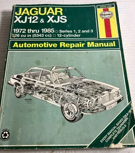 Jaguar 12-Cylinder Automotive Repair Manual by Peter G. Strasman 1986 Haynes PB - Picture 1 of 6