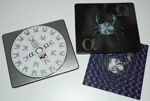 Project Pitchfork: alpha omega METALL CASE CD LIMITED EBM Album 1995, CD has som - Bild 1 von 1