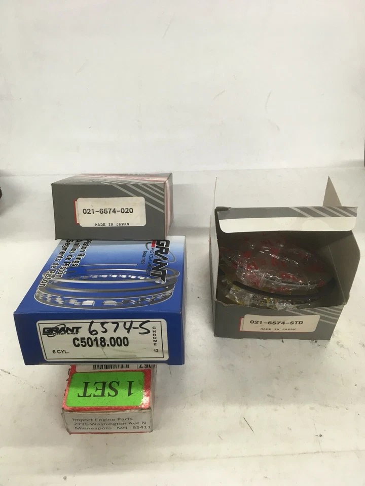 JUEGO DE ANILLOS DE PISTÓN PARA ISUZU TROOPER 347cc 6VE1 DOHC 93,4m 1998-2002 021-6574-std Foto 1 de 1