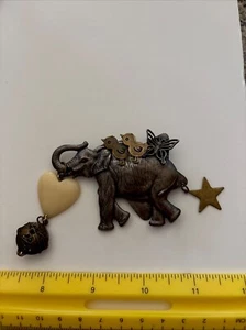 Susan L. Richardson Elefant Anstecknadel Brosche  - Bild 1 von 2