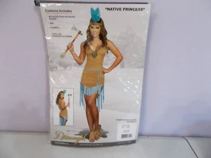 New Dream Girl Native Indian Princess Costume Adult Large - Picture 1 of 2