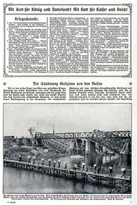 La purificación de Galicia de los rusos Przemysl- Crónica de guerra 1915 * WW 1 - Imagen 1 de 2