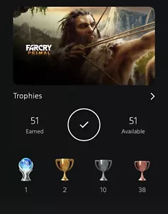 Far Cry Primal - Playstation 4 Platinum Trophy Service - PS4 - Picture 1 of 2