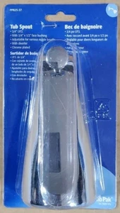 Plumb Pak Bathtub Spout with Diverter Adjustable for 3/4In IPS Pipe - Picture 1 of 2