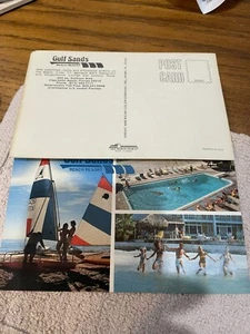 2 postales de Clearwater, Florida Gulf Sands Beach Resort - aprox. Años 70 - Imagen 1 de 4