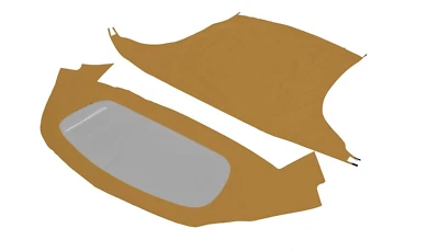 Se adapta a Porsche 911 convertible techo y ventana de plástico TAN ALEMÁN 1983-1994 Foto 1 de 2