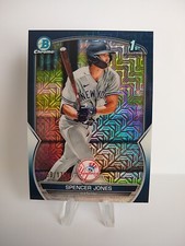 2023 Bowman Chrome Blue Mojo Spencer Jones BCP-139 RC Baseball Card /175
