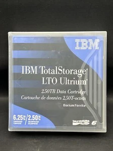 IBM LTO-6 Bandkassette #00V7590 2,5 TB Ultrium Datenspeicher Backup - NEU - Bild 1 von 3