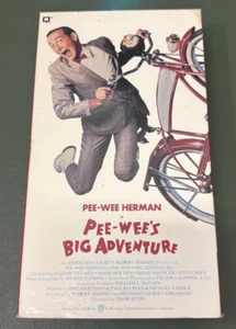 Pee-Wee's Big Adventure (1985) - 1986 Warner Bros VHS Tape - Imagen 1 de 3