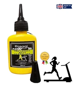 Treadmill 100% Silicone oil lubricant universal.  bottle 30ml Biaggi - Picture 1 of 7