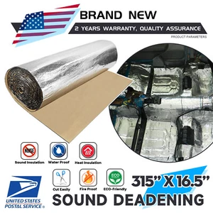 36sqft Sound Deadener Car Insulation Automotive Heat Shield Self-adhesive Mat - Picture 1 of 19