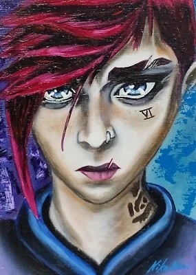 Pintura al óleo Vi Arcana arte original League of Legends Foto 1 de 4