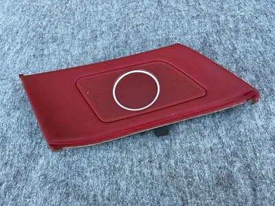 CONVERTIBLE REAR LEFT PANEL LEATHER TRIM COVER RED OEM 27K 13-17 AUDI A5 S5 - Image 1 of 4