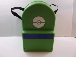 Pokemon 2020 Green Fighting Arena Plastic Carrying Case Backpack Battlefield - Picture 1 of 6