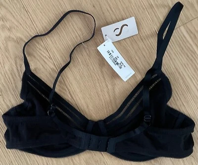 HUIT PARIS:  SCHÖNER BH,  BÜGEL BH, SCHWARZ, GR. 80B, NEU - Bild 1 von 2