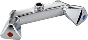 Brausebatterie blank M1/2 Abstand 60mm - Bild 1 von 1