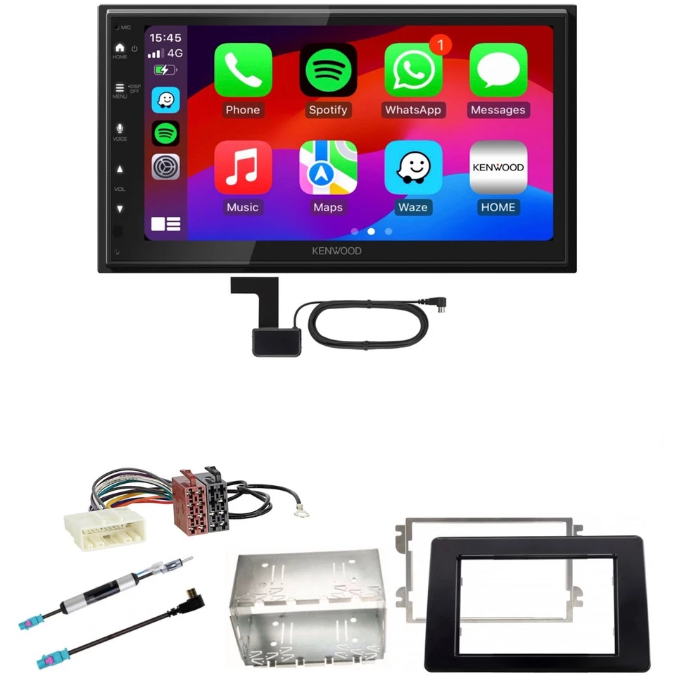 Kenwood DMX6523DABS Android Auto CarPlay Einbauset für Renault Master 3 ab 2019 - Bild 1 von 1