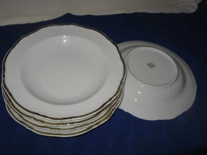 5 Suppenteller Mitterteich Goldrand - Bild 1 von 2