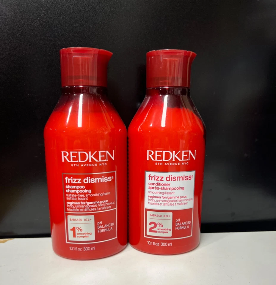 Champú y acondicionador Redken "FRIZZ DESESTIM" - DÚO 10,1 fl oz "NUEVO ~ ¡ÚLTIMO!" Foto 1 de 1