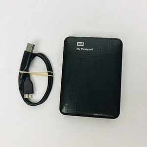 WD My Passport 2TB External Hard Drive WDBY8L0020BBK-01 with Cable - Picture 1 of 5