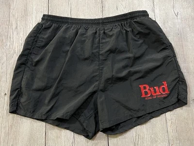 Vintage 80s Budweiser Swim Trunks Shorts Size XL - Image 1 of 4