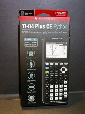 Texas Instruments TI-84 Plus CE Python Color Graphing Calculator - Image 1 of 2