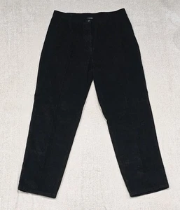 Pantaloni alti vintage Woolrich 1964 neri 100% cotone donna velluto a coste taglia 16 - Foto 1 di 7