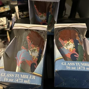 Neu Kleine Meerjungfrau Glas Becher 16oz Bündel Menge 3 NEU - Bild 1 von 4
