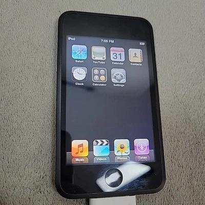 Apple iPod Touch 1st Gen (8 GB) Black A1213 - RARE 1.1.2 iOS - Bad Batt REPAIR - Image 1 of 4